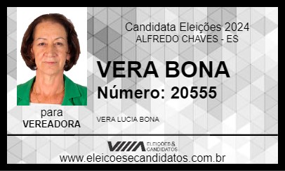 Candidato VERA BONA 2024 - ALFREDO CHAVES - Eleições