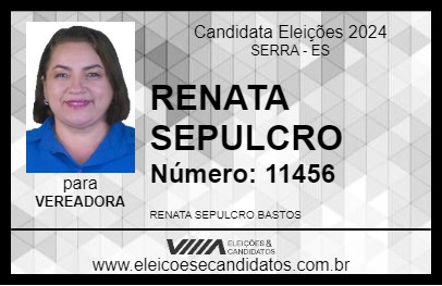 Candidato RENATA SEPULCRO 2024 - SERRA - Eleições