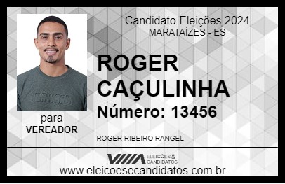 Candidato ROGER CAÇULINHA 2024 - MARATAÍZES - Eleições