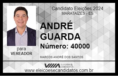 Candidato ANDRÉ GUARDA 2024 - MARATAÍZES - Eleições