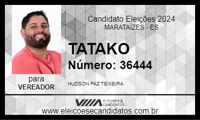 Candidato TATACO 2024 - MARATAÍZES - Eleições