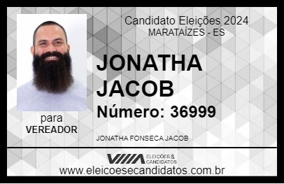 Candidato JONATHA JACOB 2024 - MARATAÍZES - Eleições