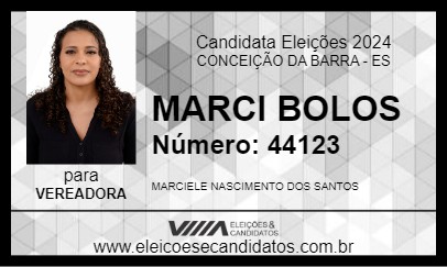 Candidato MARCI BOLOS 2024 - CONCEIÇÃO DA BARRA - Eleições