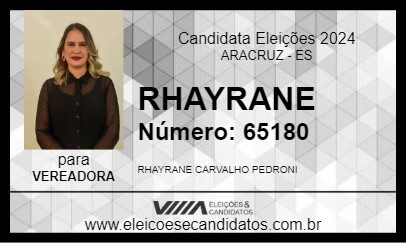 Candidato RHAYRANE 2024 - ARACRUZ - Eleições