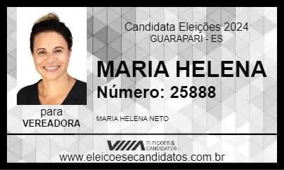 Candidato MARIA HELENA 2024 - GUARAPARI - Eleições