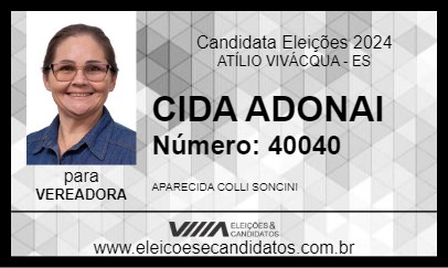 Candidato CIDA ADONAI 2024 - ATÍLIO VIVÁCQUA - Eleições