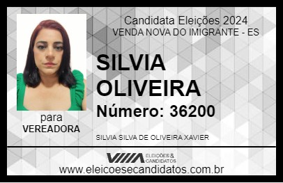 Candidato SILVIA OLIVEIRA 2024 - VENDA NOVA DO IMIGRANTE - Eleições