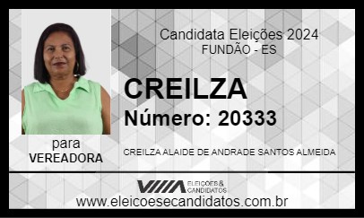 Candidato CREILZA 2024 - FUNDÃO - Eleições