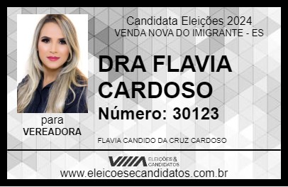 Candidato FLAVINHA CARDOSO 2024 - VENDA NOVA DO IMIGRANTE - Eleições