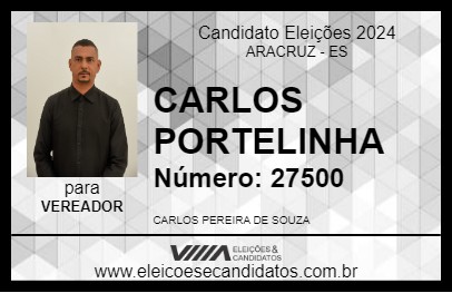 Candidato CARLOS PORTELINHA 2024 - ARACRUZ - Eleições