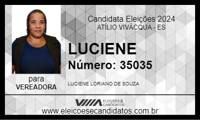 Candidato LUCIENE 2024 - ATÍLIO VIVÁCQUA - Eleições