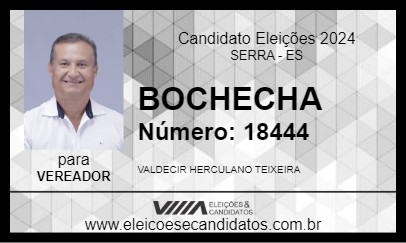 Candidato BOCHECHA 2024 - SERRA - Eleições