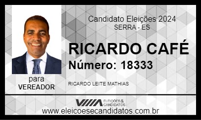 Candidato RICARDO CAFÉ 2024 - SERRA - Eleições