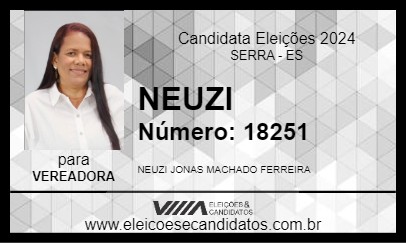 Candidato NEUZI 2024 - SERRA - Eleições