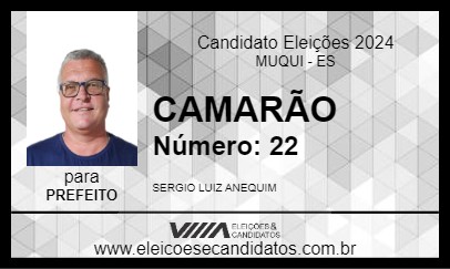 Candidato CAMARÃO 2024 - MUQUI - Eleições