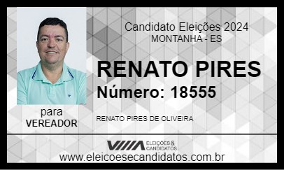 Candidato RENATO PIRES 2024 - MONTANHA - Eleições