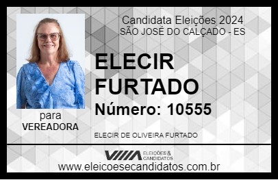 Candidato ELECIR DO HOSPITAL 2024 - SÃO JOSÉ DO CALÇADO - Eleições