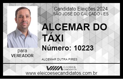 Candidato CEMAZINHO 2024 - SÃO JOSÉ DO CALÇADO - Eleições