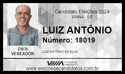 Candidato LUIZ ANTÔNIO 2024 - VIANA - Eleições