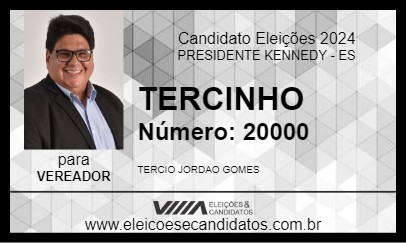 Candidato TERCINHO 2024 - PRESIDENTE KENNEDY - Eleições