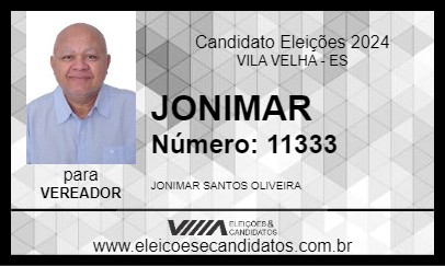 Candidato JONIMAR 2024 - VILA VELHA - Eleições