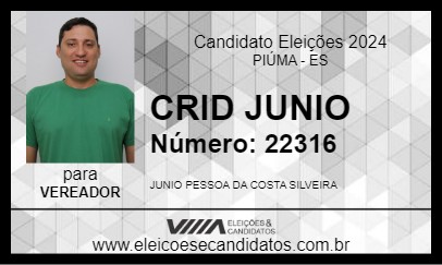 Candidato CRID JUNIO 2024 - PIÚMA - Eleições