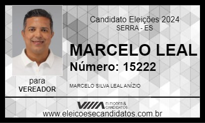 Candidato MARCELO LEAL 2024 - SERRA - Eleições