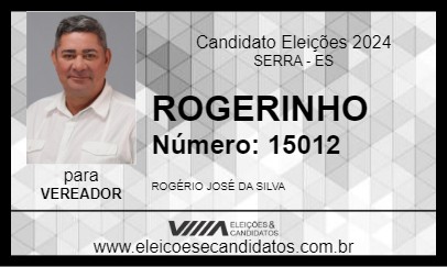 Candidato ROGERINHO 2024 - SERRA - Eleições