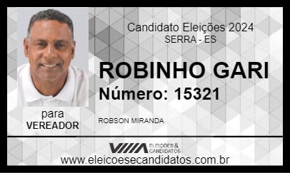 Candidato ROBINHO GARI 2024 - SERRA - Eleições