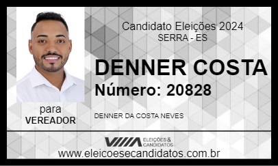 Candidato DENNER COSTA 2024 - SERRA - Eleições