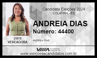 Candidato ANDREIA DIAS 2024 - COLATINA - Eleições