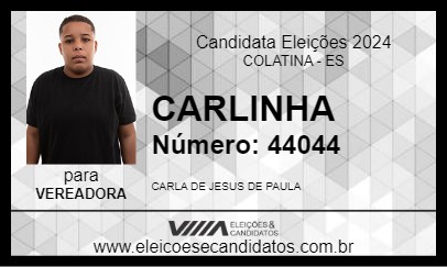 Candidato CARLINHA 2024 - COLATINA - Eleições