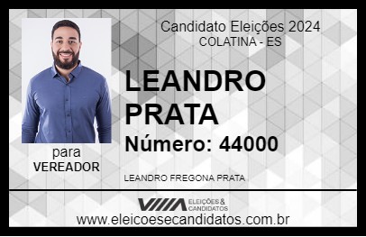 Candidato LEANDRO PRATA 2024 - COLATINA - Eleições