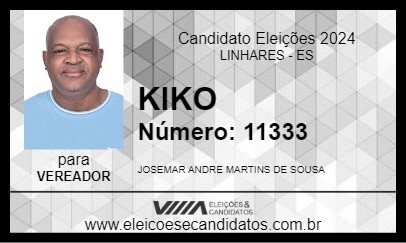 Candidato KIKO 2024 - LINHARES - Eleições