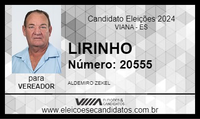 Candidato LIRINHO 2024 - VIANA - Eleições