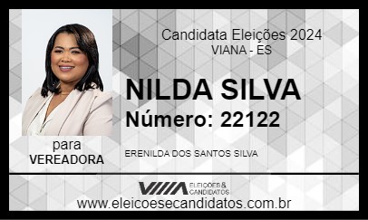 Candidato NILDA SILVA 2024 - VIANA - Eleições