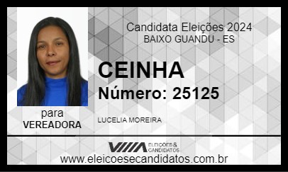 Candidato CEINHA 2024 - BAIXO GUANDU - Eleições