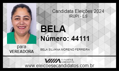 Candidato BELA 2024 - IRUPI - Eleições