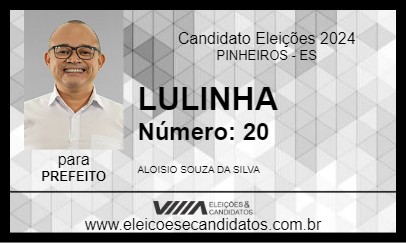 Candidato LULINHA 2024 - PINHEIROS - Eleições