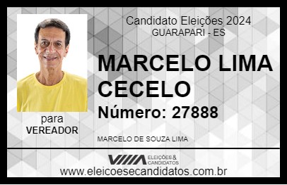 Candidato MARCELO LIMA CECELO 2024 - GUARAPARI - Eleições