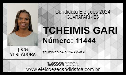 Candidato TCHEIMIS GARI 2024 - GUARAPARI - Eleições