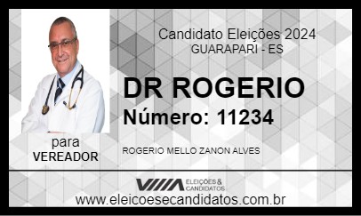 Candidato DR ROGERIO 2024 - GUARAPARI - Eleições