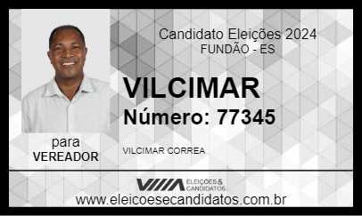 Candidato VILCIMAR 2024 - FUNDÃO - Eleições