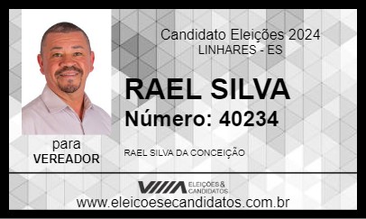 Candidato RAEL SILVA 2024 - LINHARES - Eleições