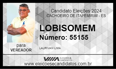 Candidato LOBISOMEM 2024 - CACHOEIRO DE ITAPEMIRIM - Eleições