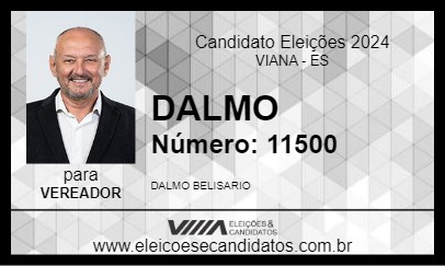 Candidato DALMO 2024 - VIANA - Eleições