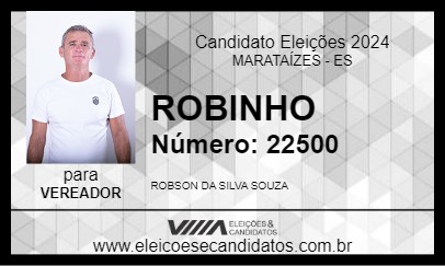 Candidato ROBINHO 2024 - MARATAÍZES - Eleições