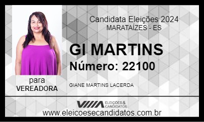 Candidato GI MARTINS 2024 - MARATAÍZES - Eleições