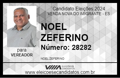 Candidato NOEL DA RECICLAGEM 2024 - VENDA NOVA DO IMIGRANTE - Eleições