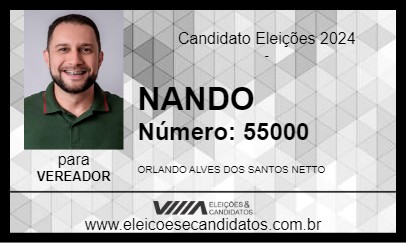 Candidato NANDO 2024 - ITAGUAÇU - Eleições